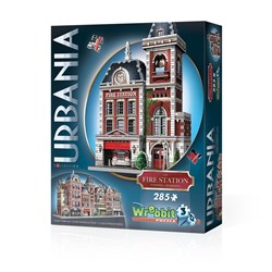 Wrebbit (Wrebbit-Set-Urbania-2) - "Urbania Collection, Café, Cinema, Hotel, Fire Station" - 1165 pieces puzzle