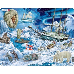 Larsen (NB7) - "Towards the North Pole" - 65 pieces puzzle
