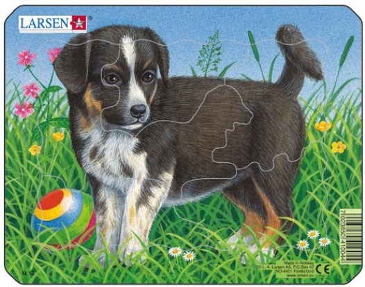 Larsen (M13-4) - "Cats and Dogs" - 6 pieces puzzle