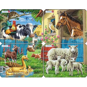 Larsen (M5) - "Farm Animals" - 7 pieces puzzle