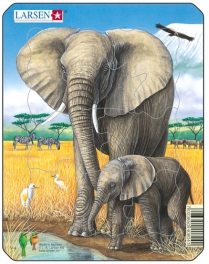 Larsen (V4-3) - "Elephant" - 8 pieces puzzle