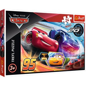 Trefl (14264) - "Let the best driver win" - 24 pieces puzzle