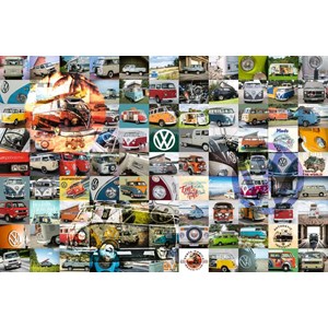 Ravensburger (16018) - "99 VW Campervan Moments" - 3000 pieces puzzle