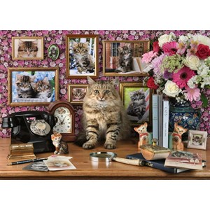 Ravensburger (15994) - "My Cute Kitty" - 1000 pieces puzzle