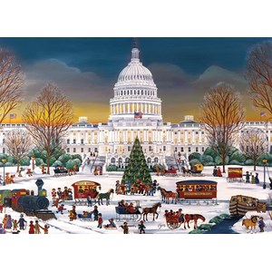 Eurographics (8300-5403) - "Christmas at the Capitol" - 300 pieces puzzle