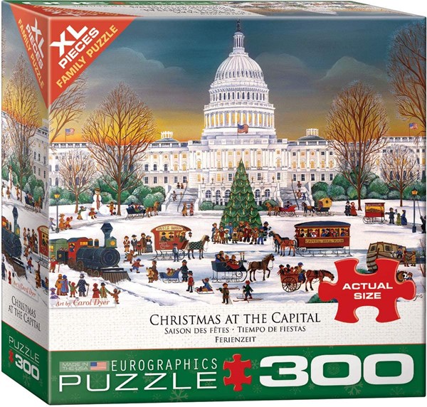 Eurographics (8300-5403) - "Christmas at the Capitol" - 300 pieces puzzle