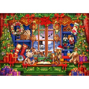 Bluebird Puzzle (70311) - "Ye Old Christmas Shoppe" - 1000 pieces puzzle