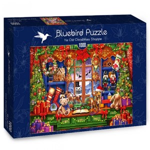 Bluebird Puzzle (70311) - "Ye Old Christmas Shoppe" - 1000 pieces puzzle