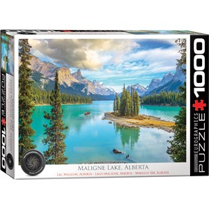 Eurographics (6000-5430) - "Maligne Lake, Alberta" - 1000 pieces puzzle