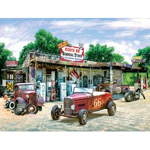 SunsOut (37179) - Greg Giordano: "Route 66 General Store" - 300 pieces puzzle