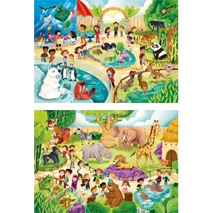 Clementoni (21603) - "Zoo" - 60 pieces puzzle