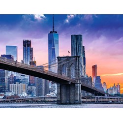 Ravensburger (16011) - "New York Skyline" - 1000 pieces puzzle