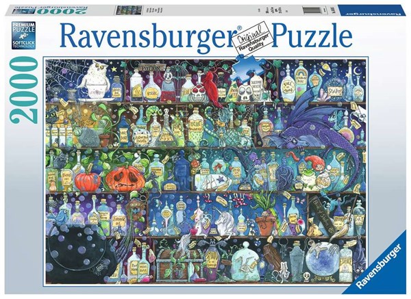 Ravensburger (16010) - "Poisons and Potions" - 2000 pieces puzzle
