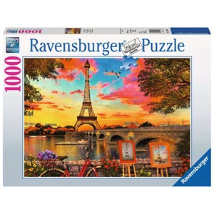 Ravensburger (15168) - "The banks of the Seine" - 1000 pieces puzzle