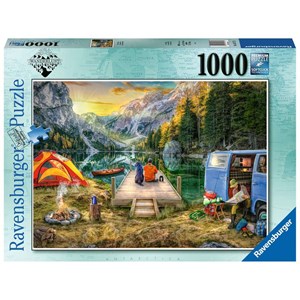 Ravensburger (16177) - "Calm Campsite" - 1000 pieces puzzle