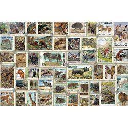 Ravensburger (17079) - "Animal Stamps" - 3000 pieces puzzle