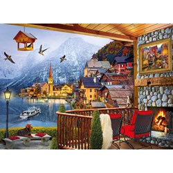 Clementoni (39481) - "Hallstatt, Austria" - 1000 pieces puzzle