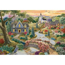 Ravensburger (16703) - "Enchanted Valley" - 2000 pieces puzzle