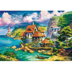 Ravensburger (15273) - "The Cliff House" - 1000 pieces puzzle