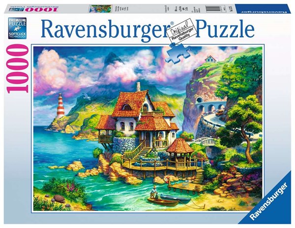 Ravensburger (15273) - "The Cliff House" - 1000 pieces puzzle