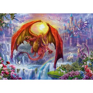 Ravensburger (15269) - "Dragon Kingdom" - 1000 pieces puzzle