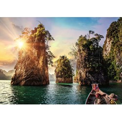 Ravensburger (13968) - "Three rocks in Cheow, Thailand" - 1000 pieces puzzle