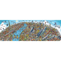 Schmidt Spiele (59596) - Hartwig Braun: "London Cityscape" - 1000 pieces puzzle