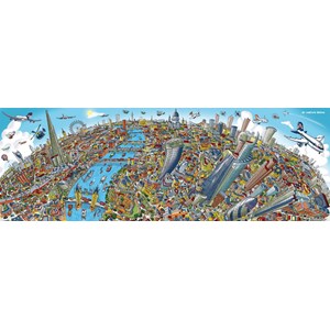 Schmidt Spiele (59596) - Hartwig Braun: "London Cityscape" - 1000 pieces puzzle