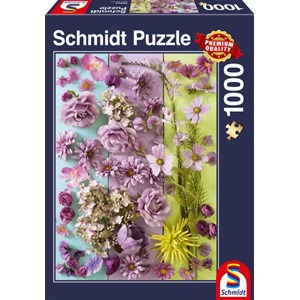 Schmidt Spiele (58944) - "Violet Blossom" - 1000 pieces puzzle