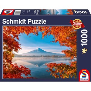 Schmidt Spiele (58946) - "Mount Fuji" - 1000 pieces puzzle