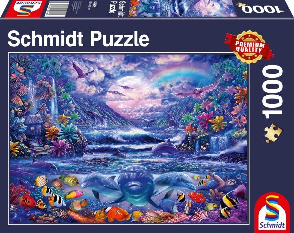 Schmidt Spiele (58945) - "Moonlight Oasis" - 1000 pieces puzzle