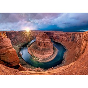 Schmidt Spiele (58952) - "Glen Canyon, Horseshoe Bend" - 1000 pieces puzzle