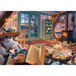 Schmidt Spiele (59655) - Steve Read: "At the holiday home" - 1000 pieces puzzle
