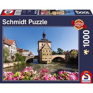 Schmidt Spiele (58397) - "Bamberg Regnitz" - 1000 pieces puzzle