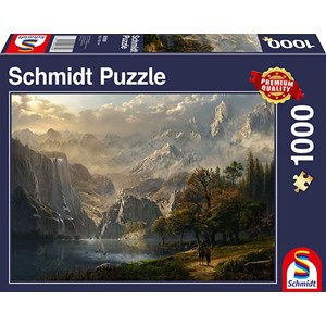 Schmidt Spiele (58399) - "Waterfall Idyll" - 1000 pieces puzzle