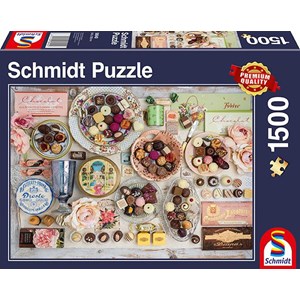 Schmidt Spiele (58940) - "Chocolate Nostalgia" - 1500 pieces puzzle