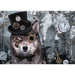 Schmidt Spiele (59647) - Markus Binz: "Steampunk Wolf" - 1000 pieces puzzle