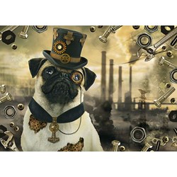 Schmidt Spiele (59645) - Markus Binz: "Steampunk Dog" - 1000 pieces puzzle