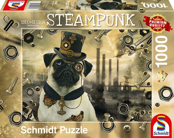 Schmidt Spiele (59645) - Markus Binz: "Steampunk Dog" - 1000 pieces puzzle