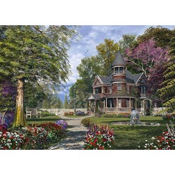 Schmidt Spiele (59617) - Dominic Davison: "Manor House with Tower" - 1000 pieces puzzle