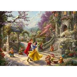 Schmidt Spiele (59625) - Thomas Kinkade: "Snow White Dancing" - 1000 pieces puzzle