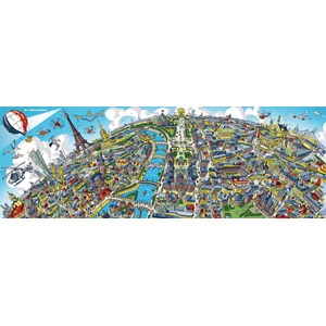 Schmidt Spiele (59597) - Hartwig Braun: "Paris Cityscape" - 1000 pieces puzzle