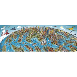 Schmidt Spiele (59595) - Hartwig Braun: "Sidney Cityscape" - 1000 pieces puzzle