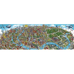Schmidt Spiele (59594) - Hartwig Braun: "Berlin Cityscape" - 1000 pieces puzzle