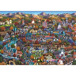 Schmidt Spiele (59643) - Eric Dowdle: "Solvang" - 1000 pieces puzzle