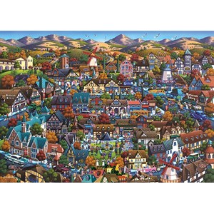 Schmidt Spiele (59643) - Eric Dowdle: "Solvang" - 1000 pieces puzzle