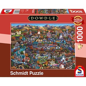 Schmidt Spiele (59643) - Eric Dowdle: "Solvang" - 1000 pieces puzzle