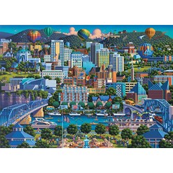 Schmidt Spiele (59641) - Eric Dowdle: "Chattanoga" - 1000 pieces puzzle