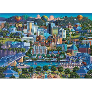 Schmidt Spiele (59641) - Eric Dowdle: "Chattanoga" - 1000 pieces puzzle