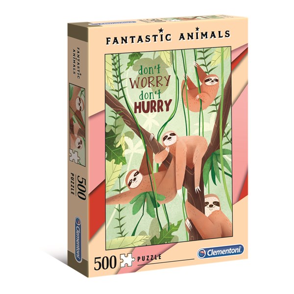 Clementoni (35068) - "Sloth" - 500 pieces puzzle